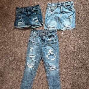 Size 4 Jeans, Shorts, and Skirt
